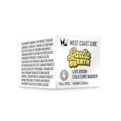 Garlic Breath Tier 4 Live Rosin Cold Cure Badder 1g