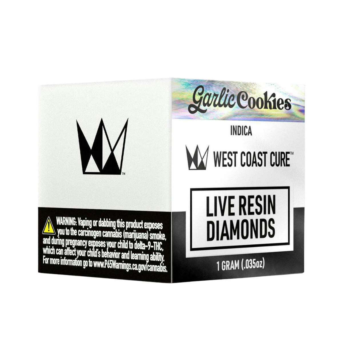 West Coast Cure - Garlic Cookies (I) | 1g Live Resin Diamonds | West Coast Cure Main Image