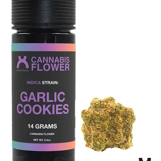 urbanXtracts - urbanXtracts - Garlic Cookies - 28.88% THC - 14g - Dry Flower Main Image