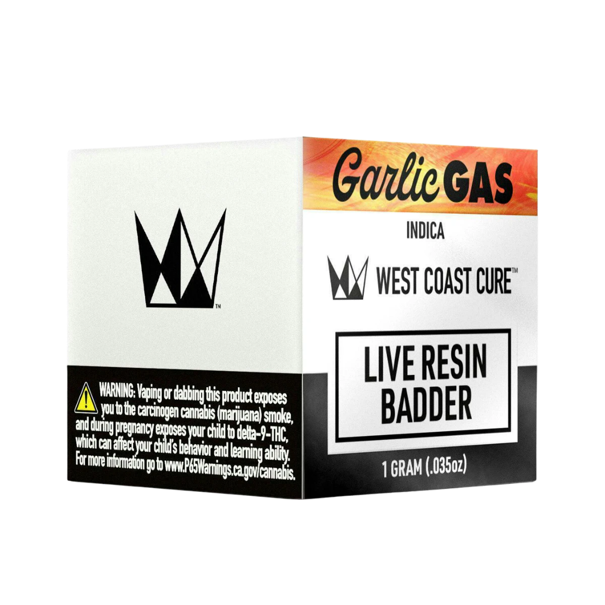 West Coast Cure - Garlic Gas (I) | 1g Live Resin Badder | West Coast Cure Main Image