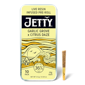 10pk - Garlic Grove x Citrus Daze - Live Resin Infused - 3.5g (S) Jetty