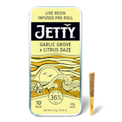 10pk - Garlic Grove x Citrus Daze - Live Resin Infused - 3.5g (S) Jetty