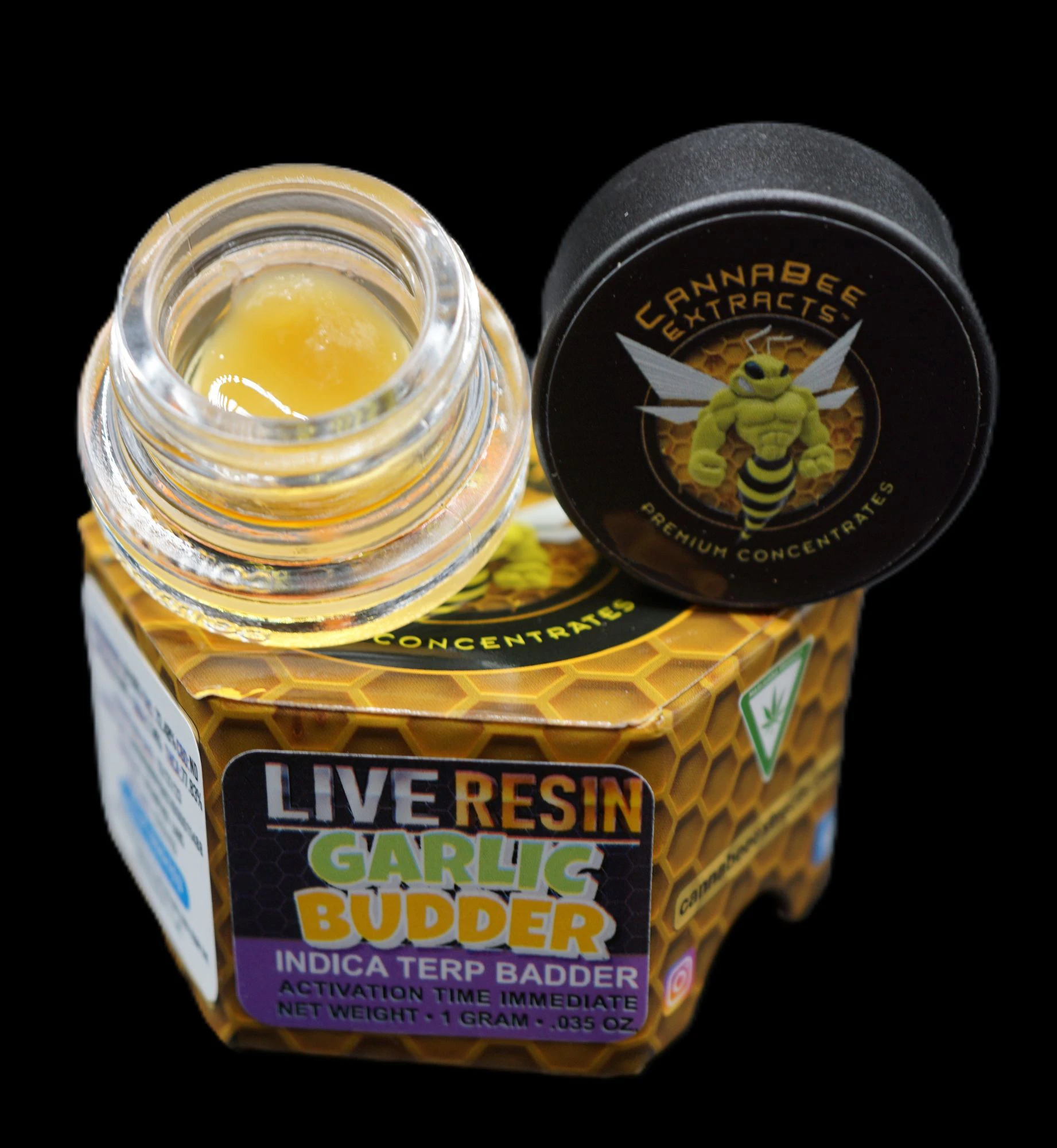 Cannabee Extracts - Garlic Budder - Terp Badder - LR - 1/G Each Vandalia Main Image