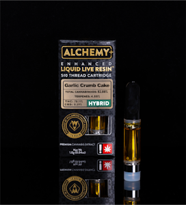 WILLAMETTE VALLEY ALCHEMY - Garlic Crumb Cake, Liquid Live Resin + Distillate, 1g