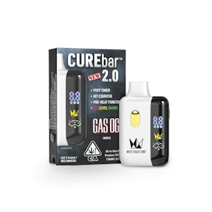 WEST COAST CURE - West Coast Cure Gas OG CUREbar 2.0 All-In-One Vape 1.0g