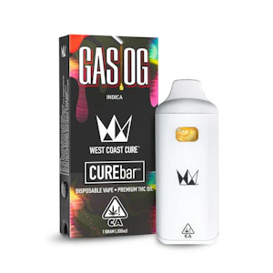 WEST COAST CURE - West Coast Cure Gas OG CUREbar Disposable 1.0g