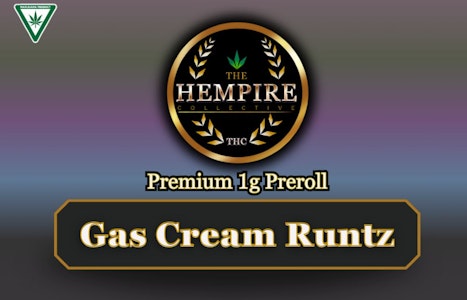 THC - Premium Preroll - THC (1G) | Gas Cream Runtz