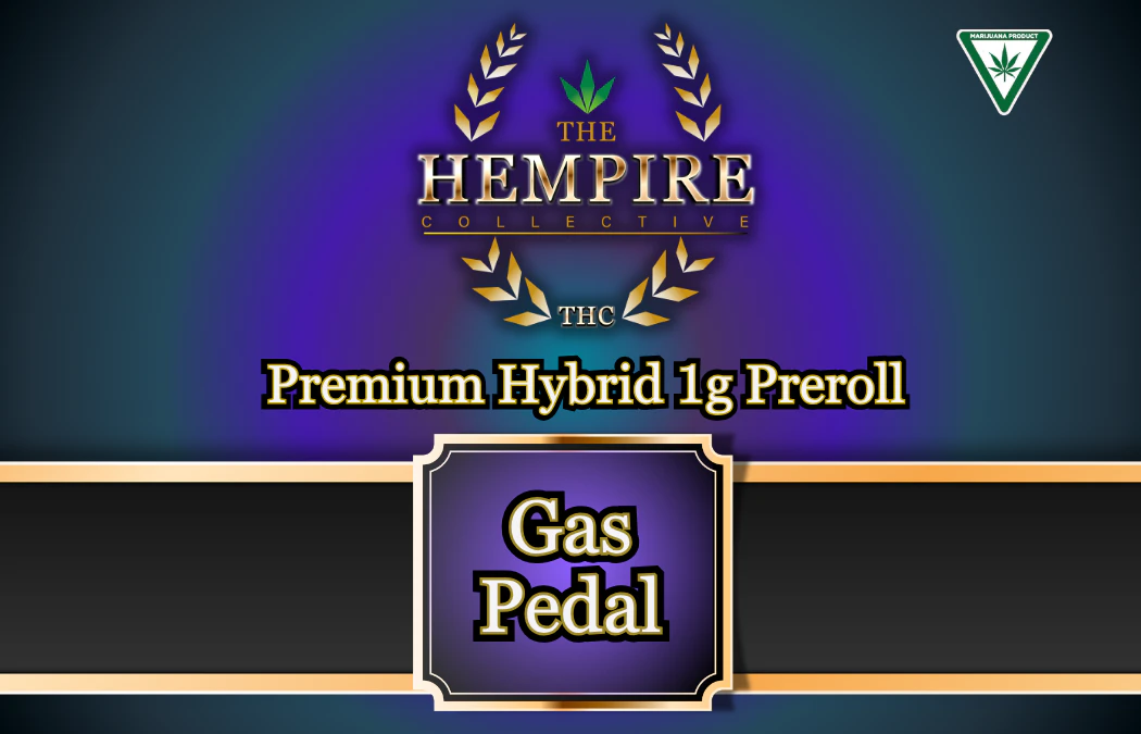 THC - Premium Preroll - THC (1G) | Gas Pedal Main Image