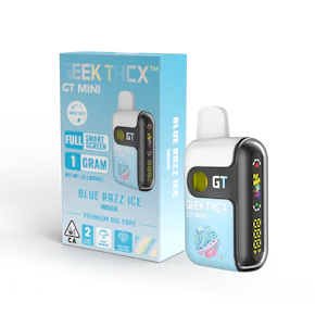 Geek THCX | Disposable | GT Mini | Blue Razz Ice | 1g