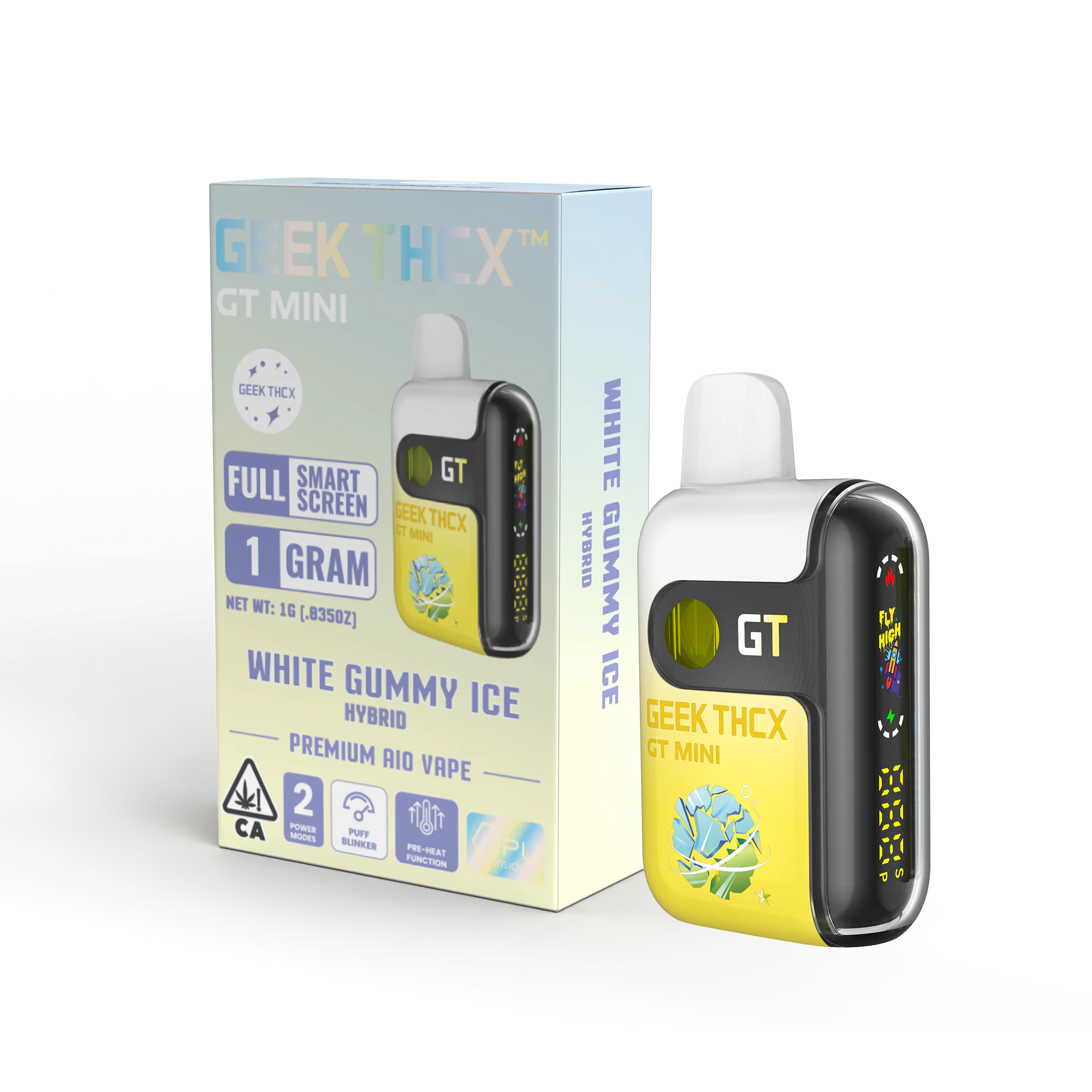 Geek Thcx - Geek THCX | Disposable | GT Mini | White Gummy Ice | 1g Main Image