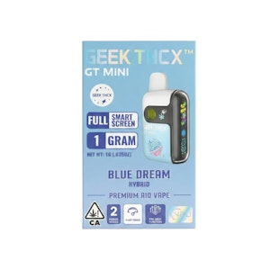 GEEK THCX - BLUE DREAM ALL IN ONE DISPOSABLE BAR 1G - GEEK THCX