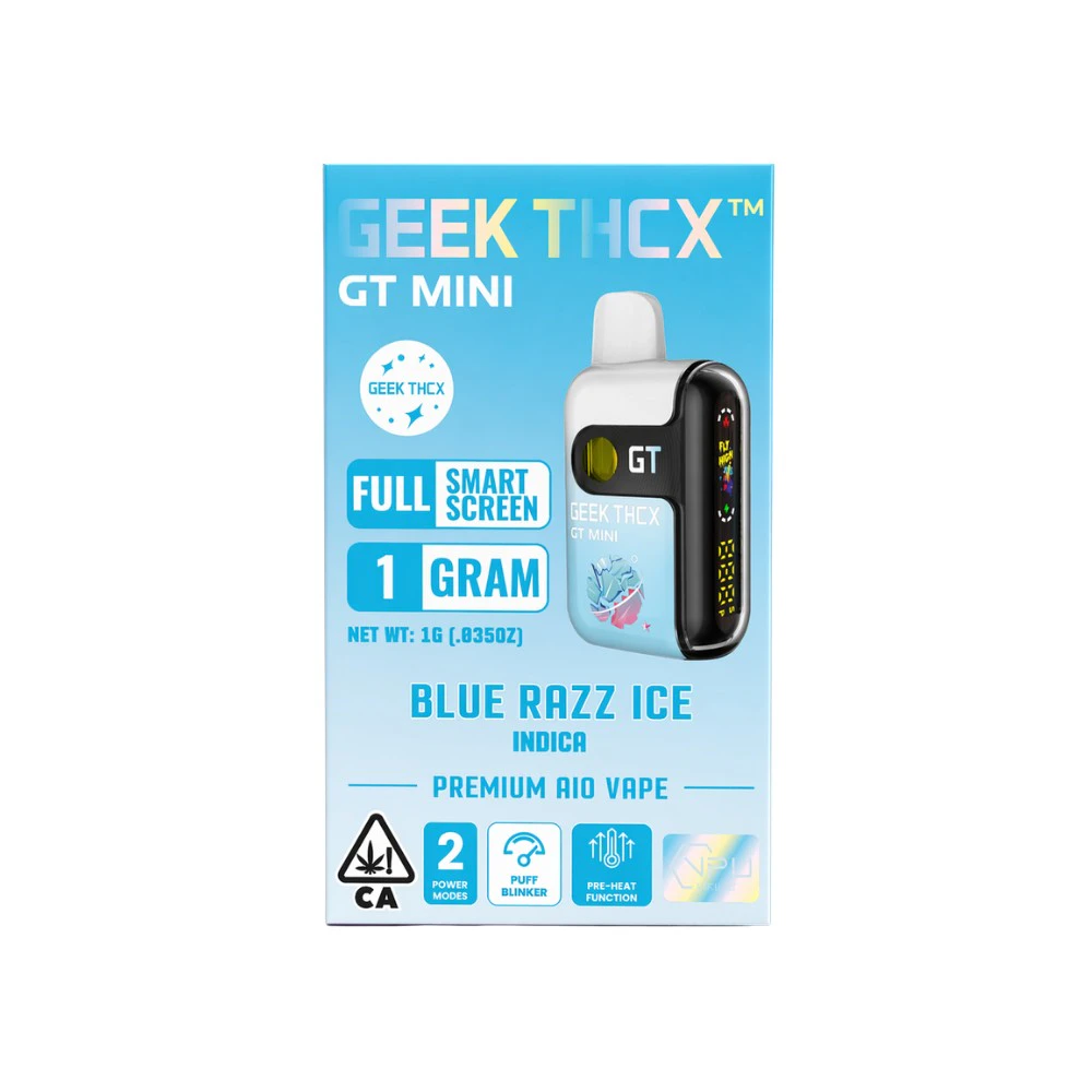 Geek Thcx - AIO - BLUE RAZZ ICE 1G - GEEK THCX Main Image