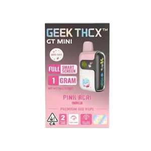 GEEK THCX - PINK ACAI ALL IN ONE DISPOSABLE BAR 1G - GEEK THCX