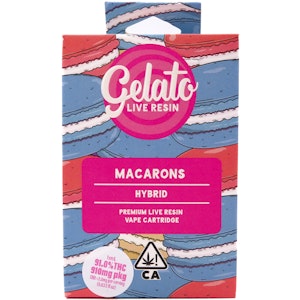 Gelato - Macarons 1g Live Resin Cart - Gelato