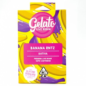 Gelato - Banana Rntz Live Resin Cart 1g - Gelato