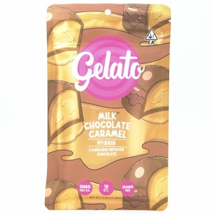 Gelato - Milk Chocolate Caramel Bar 100mg - Gelato