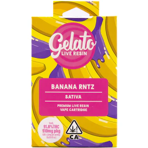 Gelato - Banana Rntz 1g Live Resin Cart - Gelato