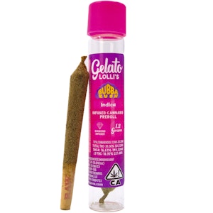 GELATO - Bubba Kush Lolli's 1.2g Diamond Infused Pre-Roll - Gelato