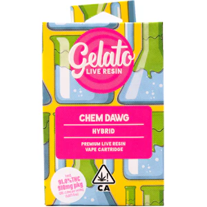Gelato - Chem Dawg 1g Live Resin Cart - Gelato