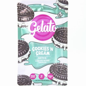 Gelato - Cookies N' Cream Bar 100mg - Gelato