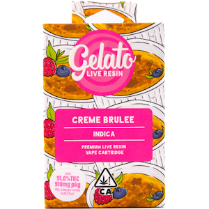 Gelato - Creme Brulee 1g Live Resin Cart  - Gelato