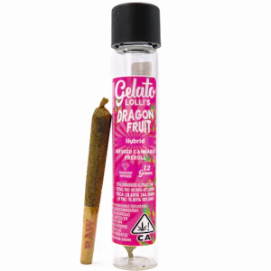 GELATO - Dragon Fruit Lolli's 1.2g Infused Pre-Roll - Gelato