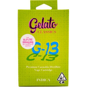 Gelato - G-13 1g Classics Cart - Gelato