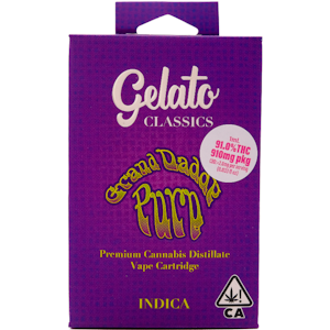 Gelato - Grand Daddy Purp 1g Classic Cart - Gelato