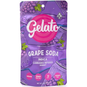 GELATO - Grape Soda 100mg 10 Pack Gummies - Gelato