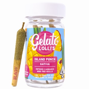 Gelato - Island Punch Lollis 3g 5 Pack Infused Pre-roll - Gelato