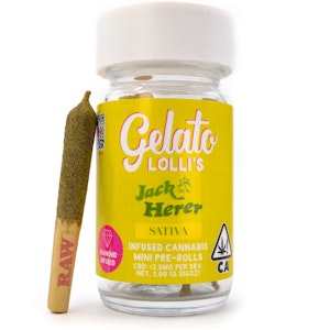 GELATO - Jack Herer Lollis 3g 5pk Infused Pre-roll - Gelato