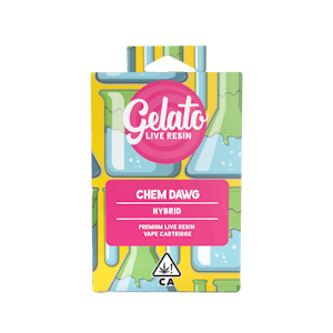 GELATO - Gelato - Live Resin - Chem Dawg - Vape Cart - 1.0g