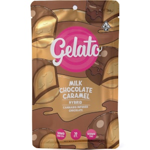 GELATO - Milk Chocolate Caramel 100mg Live Resin Bar - Gelato