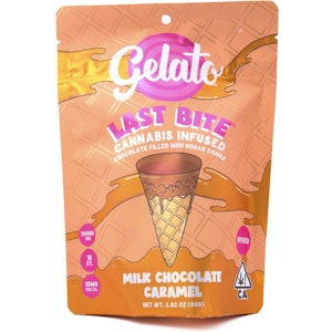 GELATO - Milk Chocolate Caramel Last Bite 100mg 10 Pack Infused Sugar Cones - Gelato