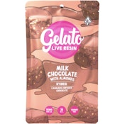 Milk Chocolate w/ Almonds Bar 100mg - Gelato