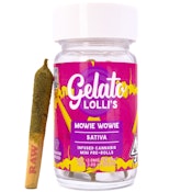 Mowie Wowie Lolli's 3g 5 Pack Diamond Infused Pre-Rolls - Gelato