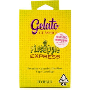 Gelato - Pineapple Express 1g Classics Cart - Gelato
