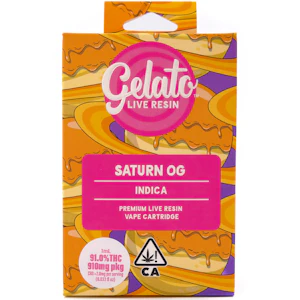 GELATO - Saturn OG 1g Live Resin Cart - Gelato