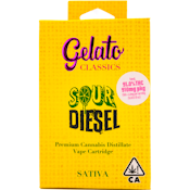 Sour Diesel 1g Cart - Gelato