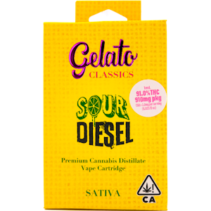 Gelato - Sour Diesel 1g Classic Cart - Gelato