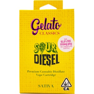 GELATO - Sour Diesel 1g Classic Cart - Gelato