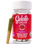 Strawberry Cough Lolli's 3g 5 Pack Infused Pre-Rolls - Gelato