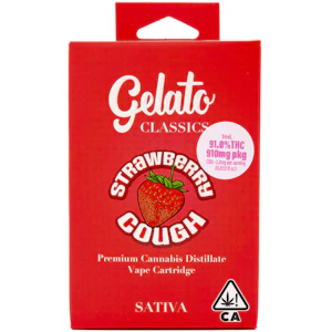 GELATO - Strawberry Cough 1g Classic Cart - Gelato