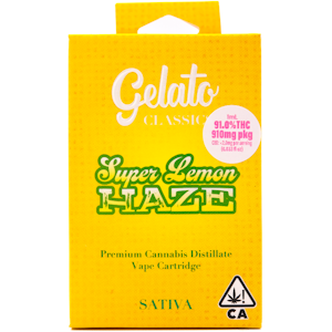 GELATO - Super Lemon Haze 1g Classics Cart - Gelato