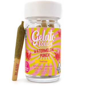 GELATO - Watermelon Punch Lollis 3g 5pack Infused Preroll - Gelato