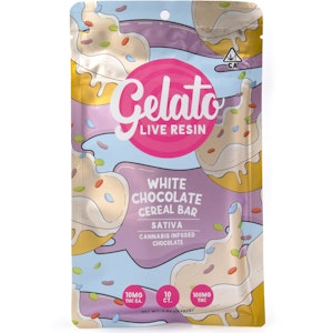 GELATO - White Chocolate Cereal 100mg Live Resin Bar - Gelato