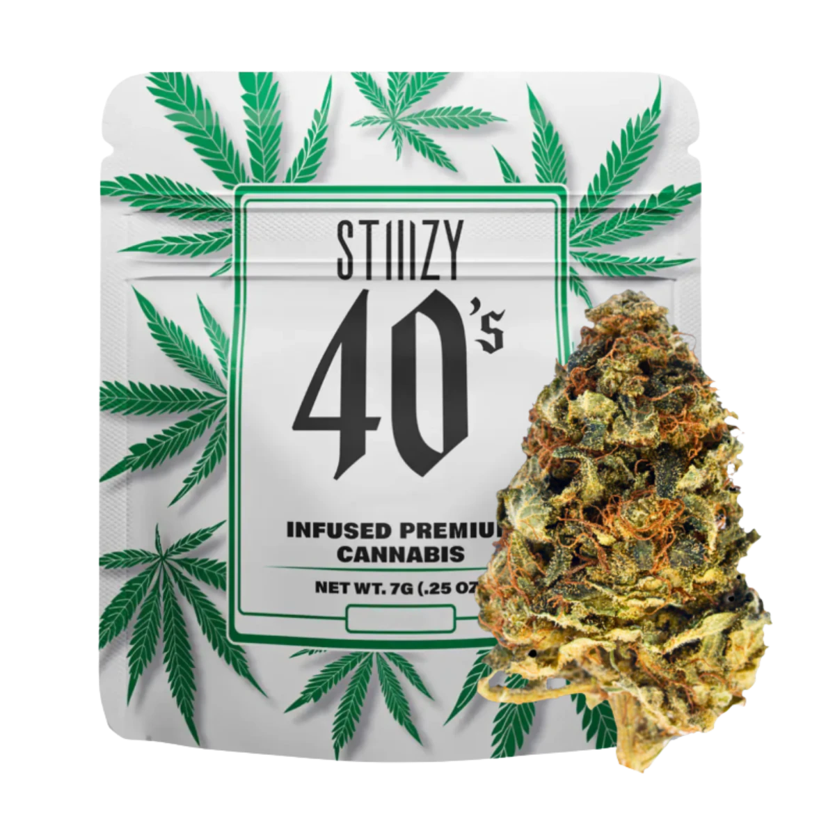 STIIIZY - Pineapple Express (H) | 7g Infused 40s Mylar Indoor Flower | Stiiizy Main Image