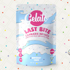 Gelato Last Bite Cones - Birthday Cake