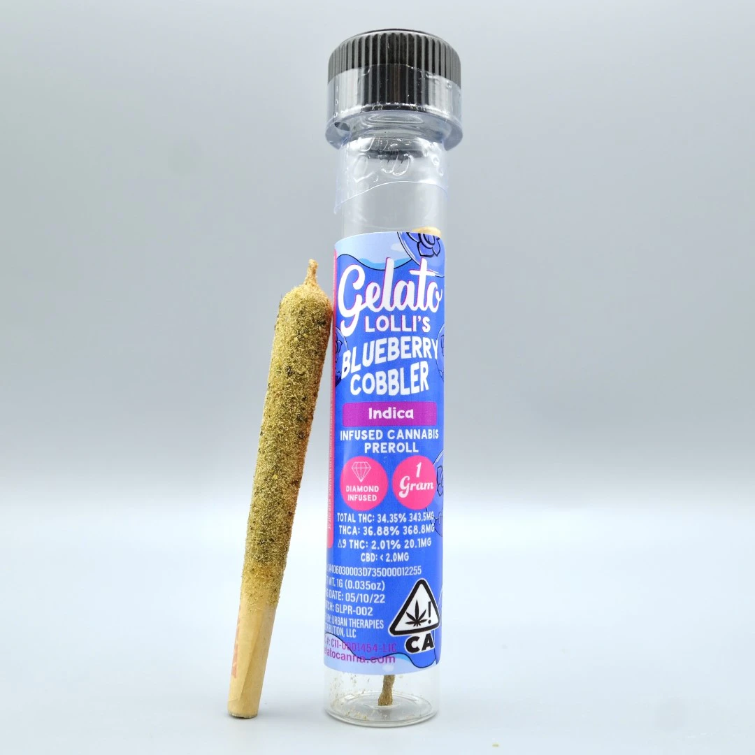 Gelato - Gelato Lolli Infused Preroll 1.2g Blueberry Cobbler Main Image