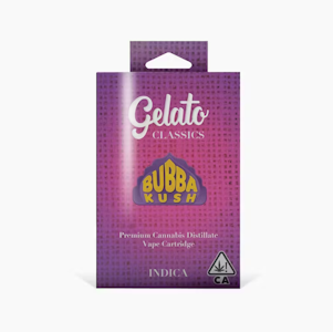 GELATO - Gelato - 1g Classics Cart - Bubba Kush 